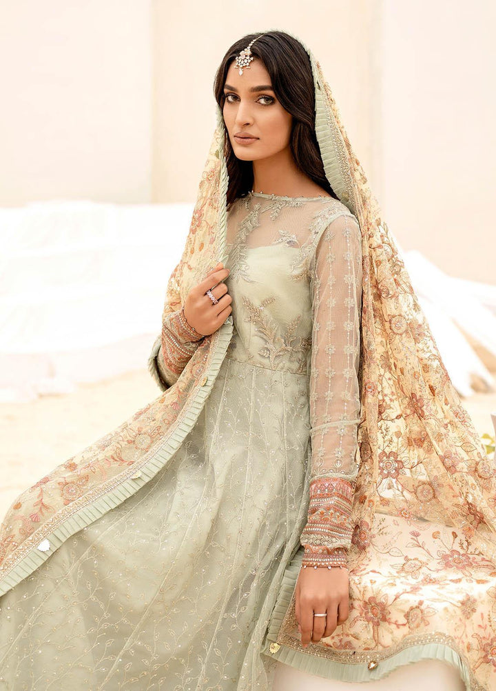 Iznik Embroidered Net Suits Unstitched 3 Piece IZ23C CC 05 Eviana - luxury Collection