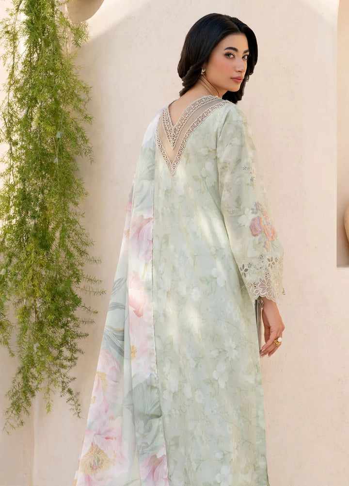Iznik Embroidered Lawn Suit Unstitched 3 Piece IZ25FE EFL-07 - Summer Collection