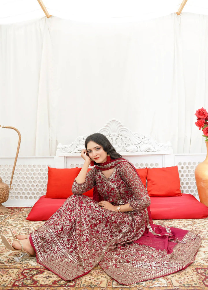 Jhankar By Zohan Ateeq Pret Embroidered Chiffon 3 Piece Suit Alina