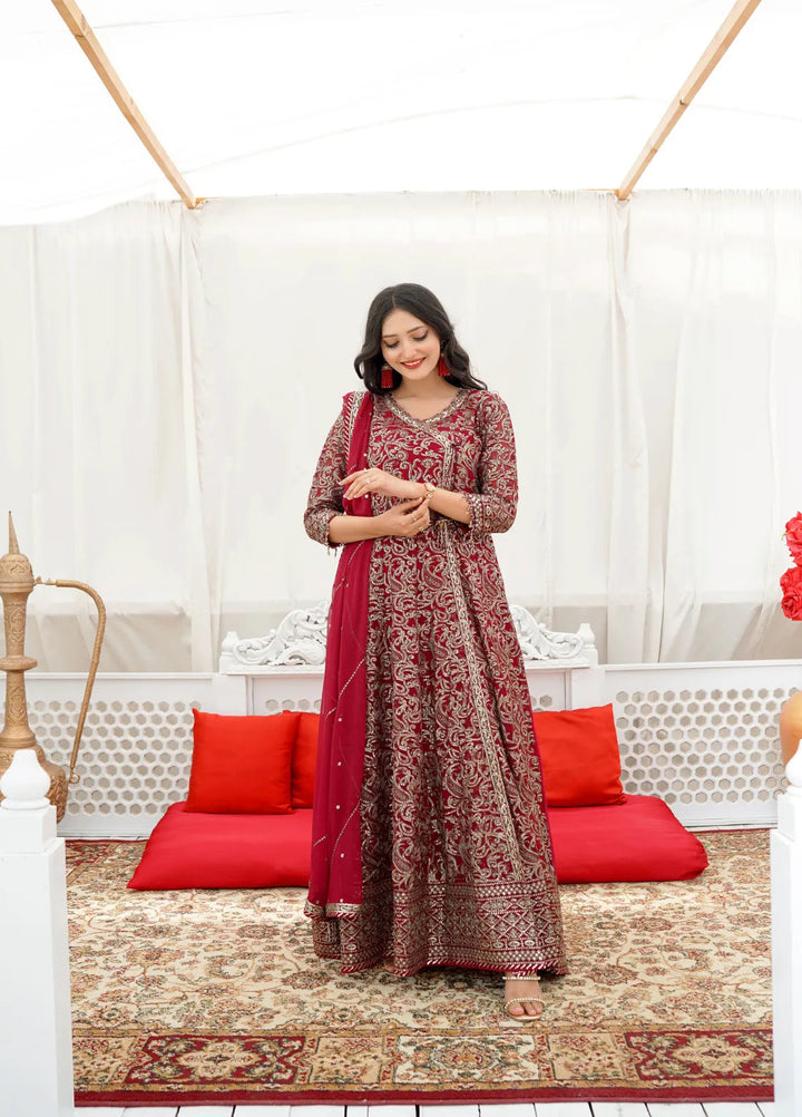 Jhankar By Zohan Ateeq Pret Embroidered Chiffon 3 Piece Suit Alina