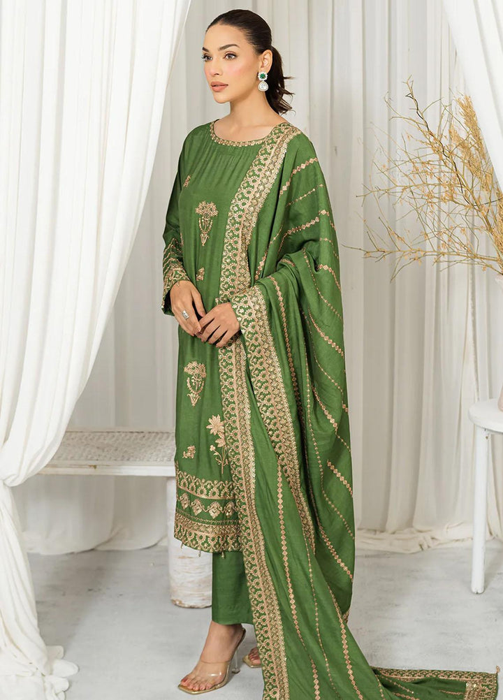 Kaia By Muraad Embroidered Raw Silk Suits Unstitched 3 Piece MU23K Raila - Formal Collection