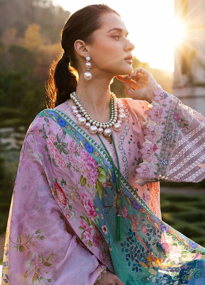 Kalani by Republic Womenswear Embroidered Lawn Suits Unstitched 3 Piece RW25KL RP-D5A Meher - Summer Collection