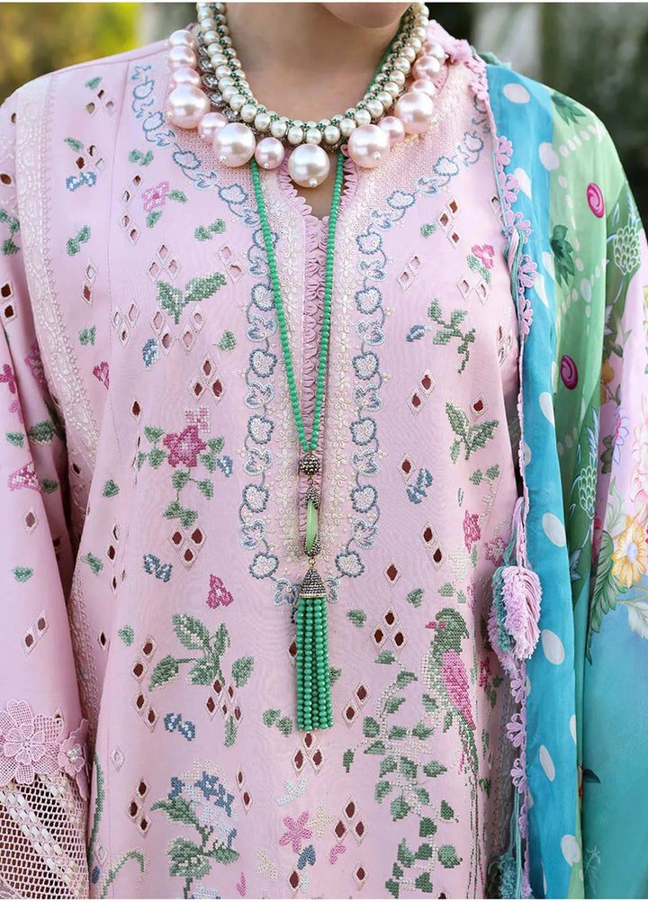 Kalani by Republic Womenswear Embroidered Lawn Suits Unstitched 3 Piece RW25KL RP-D5A Meher - Summer Collection