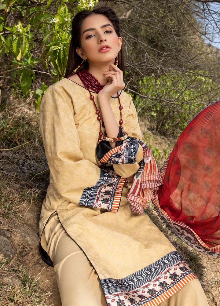 Kalyan by ZS Textiles Embroidered Chikankari Suits Unstitched 3 Piece ZS21KC-3 ZS-01 - Summer Collection