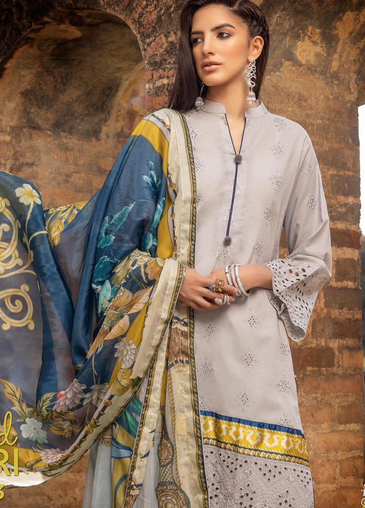 Kalyan by ZS Textiles Embroidered Chikankari Suits Unstitched 3 Piece ZS21KC-3 ZS-04 - Summer Collection