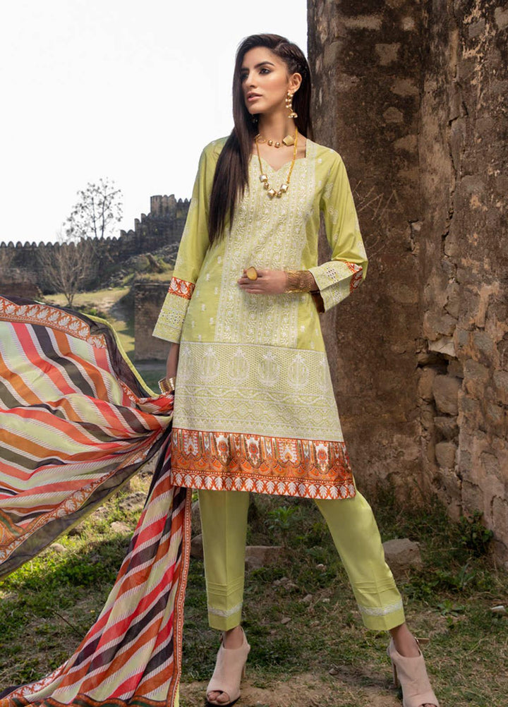 Kalyan by ZS Textiles Embroidered Chikankari Suits Unstitched 3 Piece ZS21KC-3 ZS-05 - Summer Collection