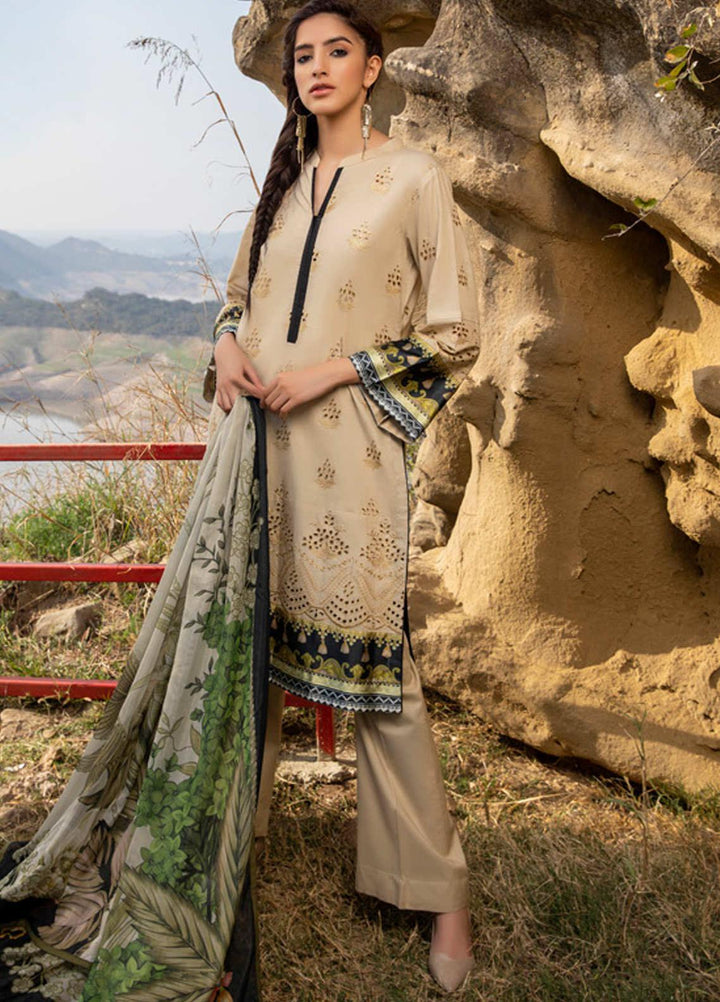 Kalyan by ZS Textiles Embroidered Chikankari Suits Unstitched 3 Piece ZS21KC-3 ZS-07 - Summer Collection