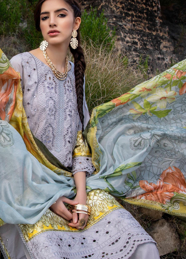 Kalyan by ZS Textiles Embroidered Chikankari Suits Unstitched 3 Piece ZS21KC-3 ZS-08 - Summer Collection