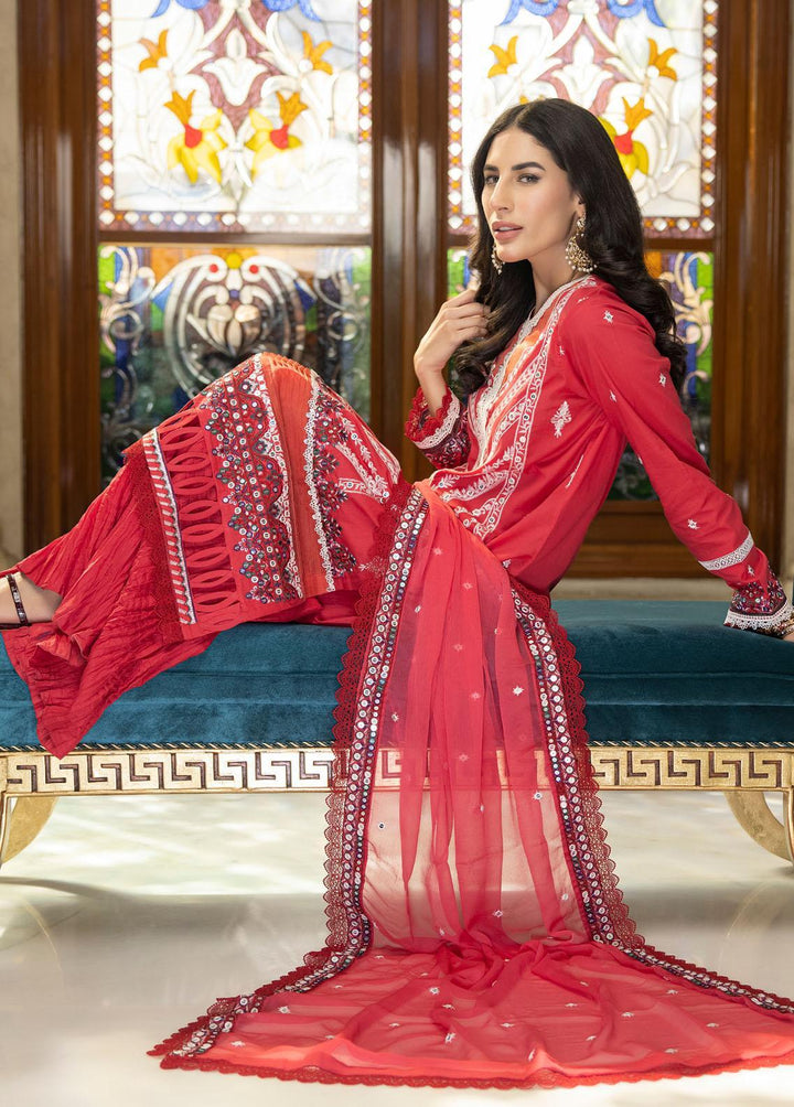 Kalyan By ZS Textiles Embroidered Lawn Suits Unstitched 3 Piece ZS23KE D-02 - Eid Collection