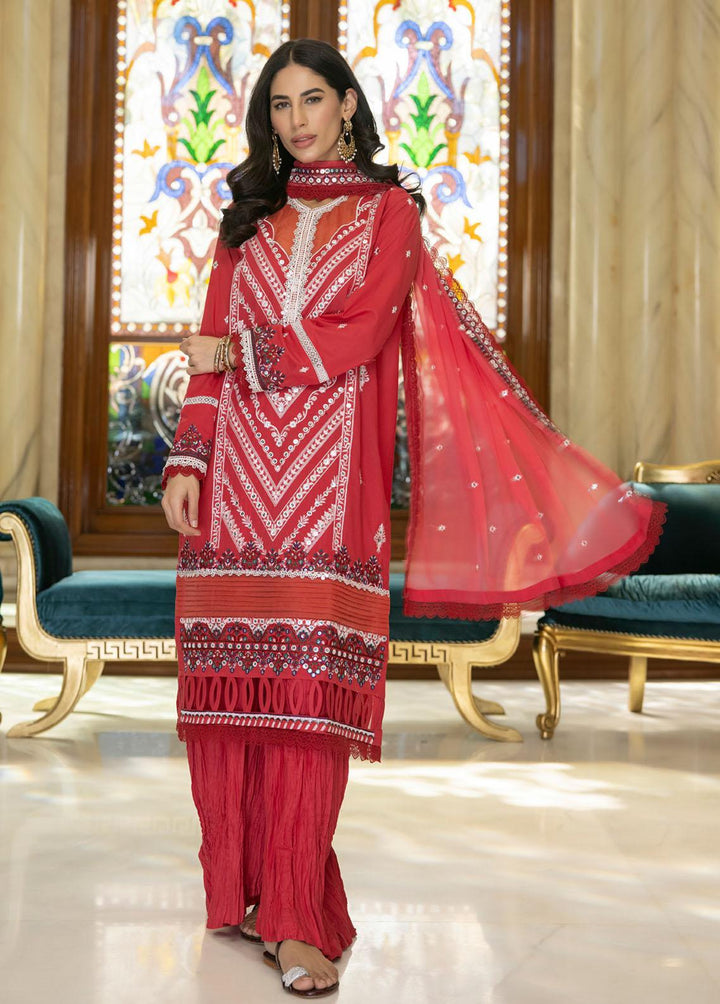 Kalyan By ZS Textiles Embroidered Lawn Suits Unstitched 3 Piece ZS23KE D-02 - Eid Collection