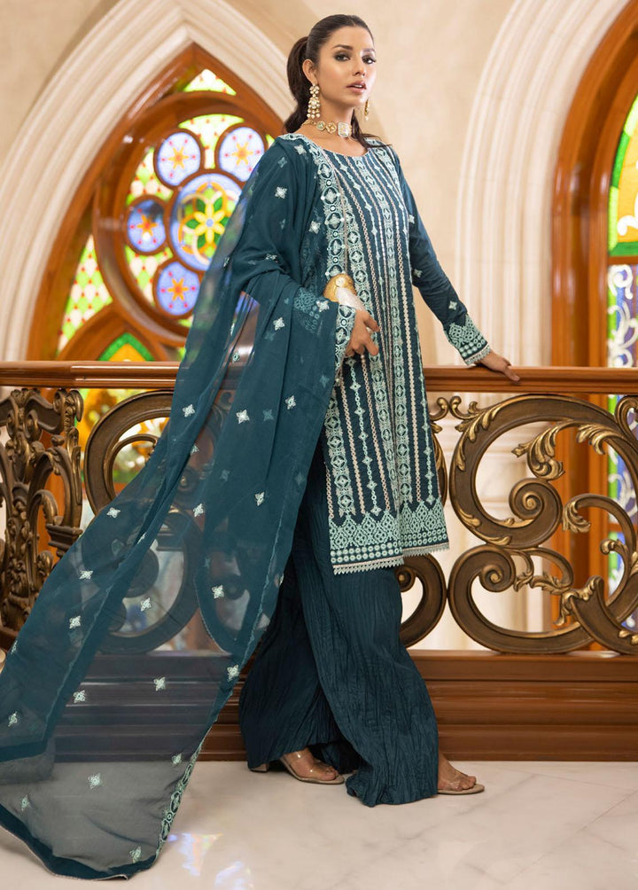 Kalyan By ZS Textiles Embroidered Lawn Suits Unstitched 3 Piece ZS23KE D-07 - Eid Collection