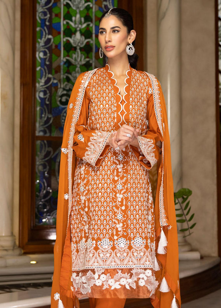 Kalyan By ZS Textiles Embroidered Lawn Suits Unstitched 3 Piece ZS23KE D-10 - Eid Collection