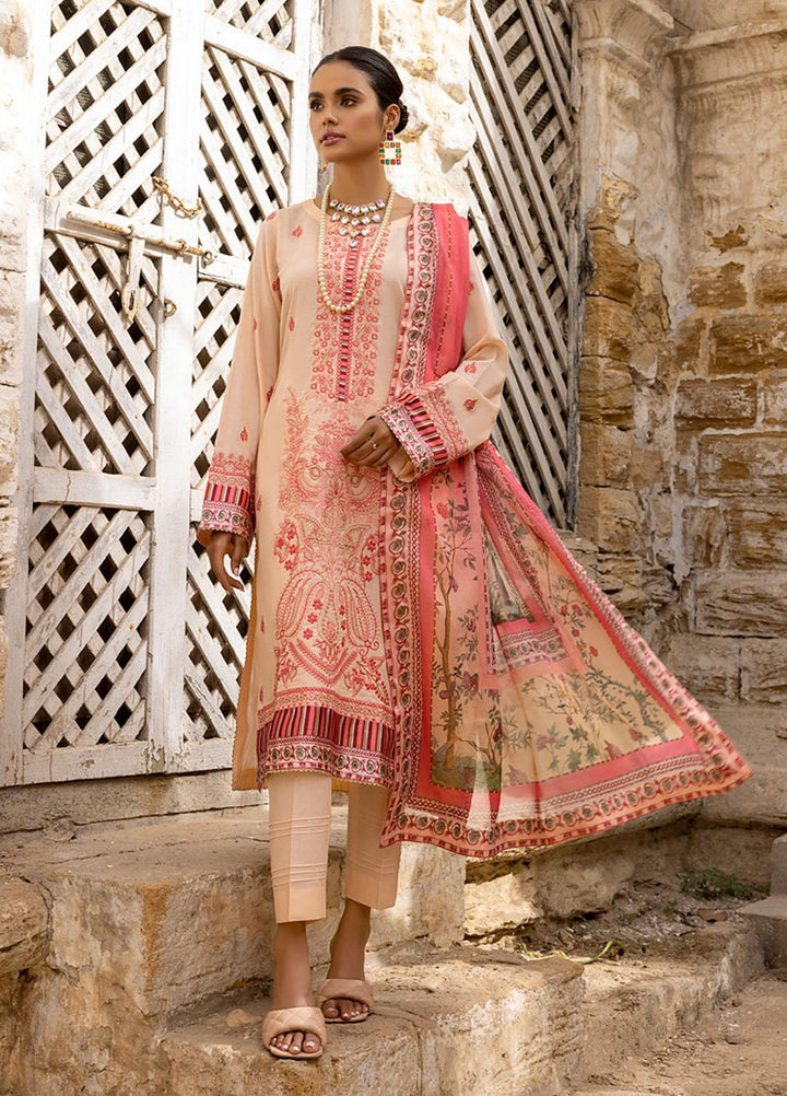 Kalyan By ZS Textiles Embroidered Lawn Suits Unstitched 3 Piece ZS23K D8 - Summer Collection