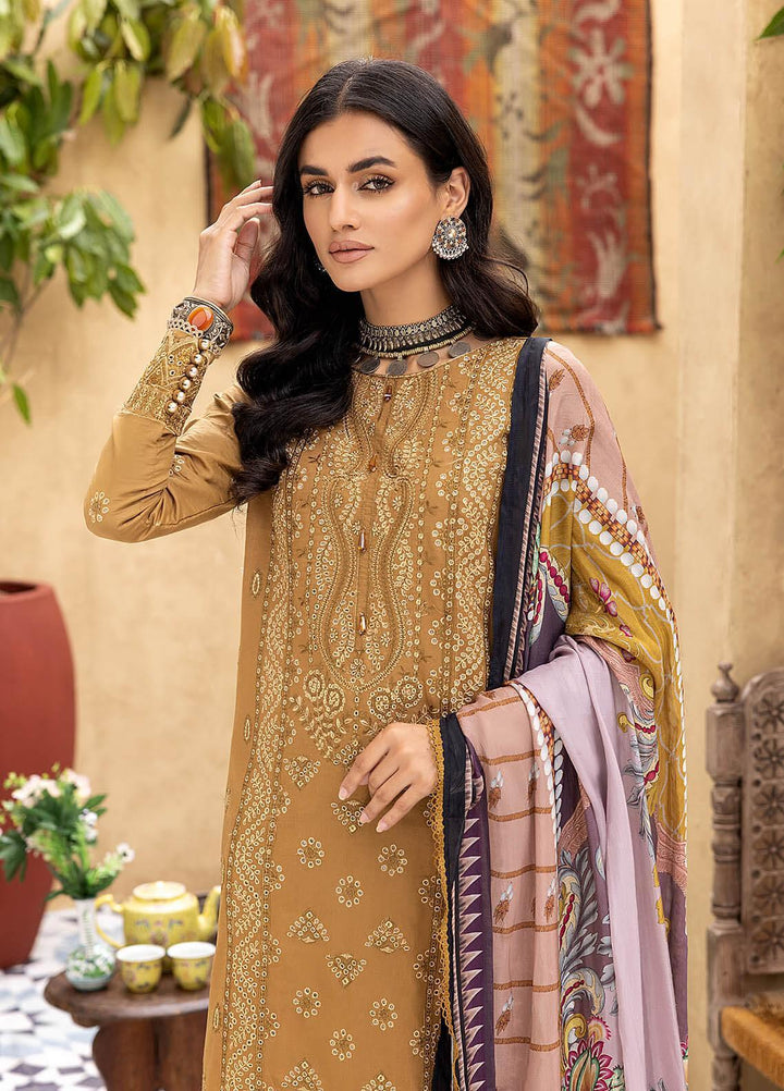 Kastoori By Awwal Embroidered Chikankari Lawn Suits Unstitched 3 Piece AW23K D-03 Ethereal - Summer Collection