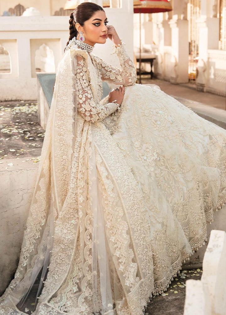 Kayseria By Serene Premium Embroidered Net Suits Unstitched 3 Piece SP24KS SB-22 Charmeuse - Wedding Collection