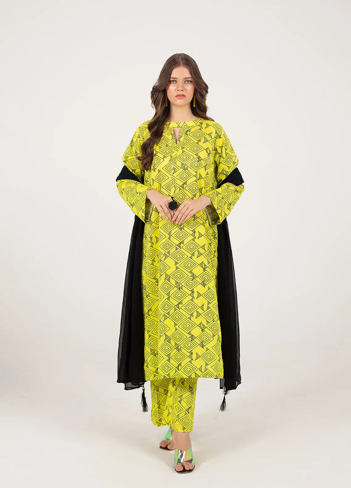 Kesori Pret Printed Cambric 3 Piece Suit Yuna