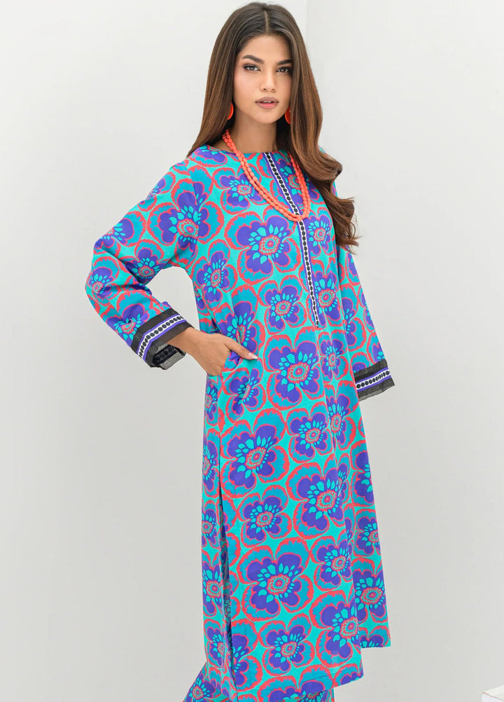 Kesori Pret Printed Cambric Cotton 2 Piece VIOLA