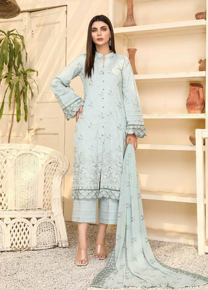 Khoobsurat By Aalaya Embroidered Lawn Suits Unstitched 3 Piece ALY22KB KA-05 - Summer Collection