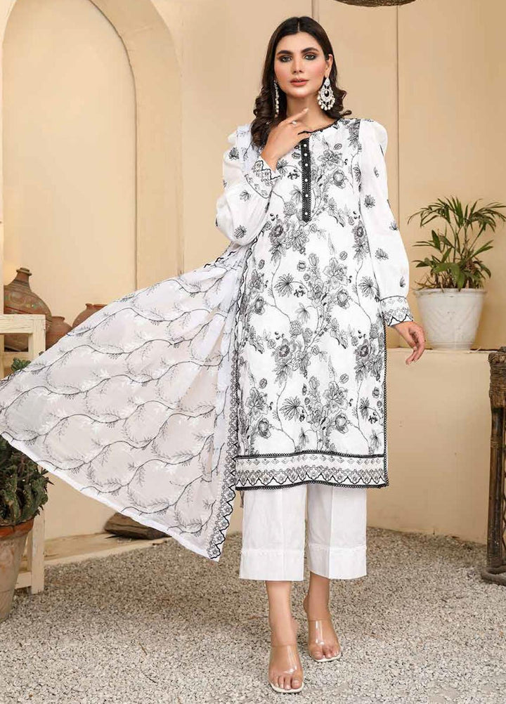Khoobsurat By Aalaya Embroidered Lawn Suits Unstitched 3 Piece ALY22KB KA-06 - Summer Collection