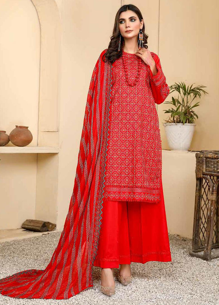 Khoobsurat By Aalaya Embroidered Lawn Suits Unstitched 3 Piece ALY22KB KA-07 - Summer Collection