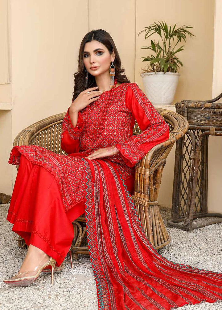 Khoobsurat By Aalaya Embroidered Lawn Suits Unstitched 3 Piece ALY22KB KA-07 - Summer Collection