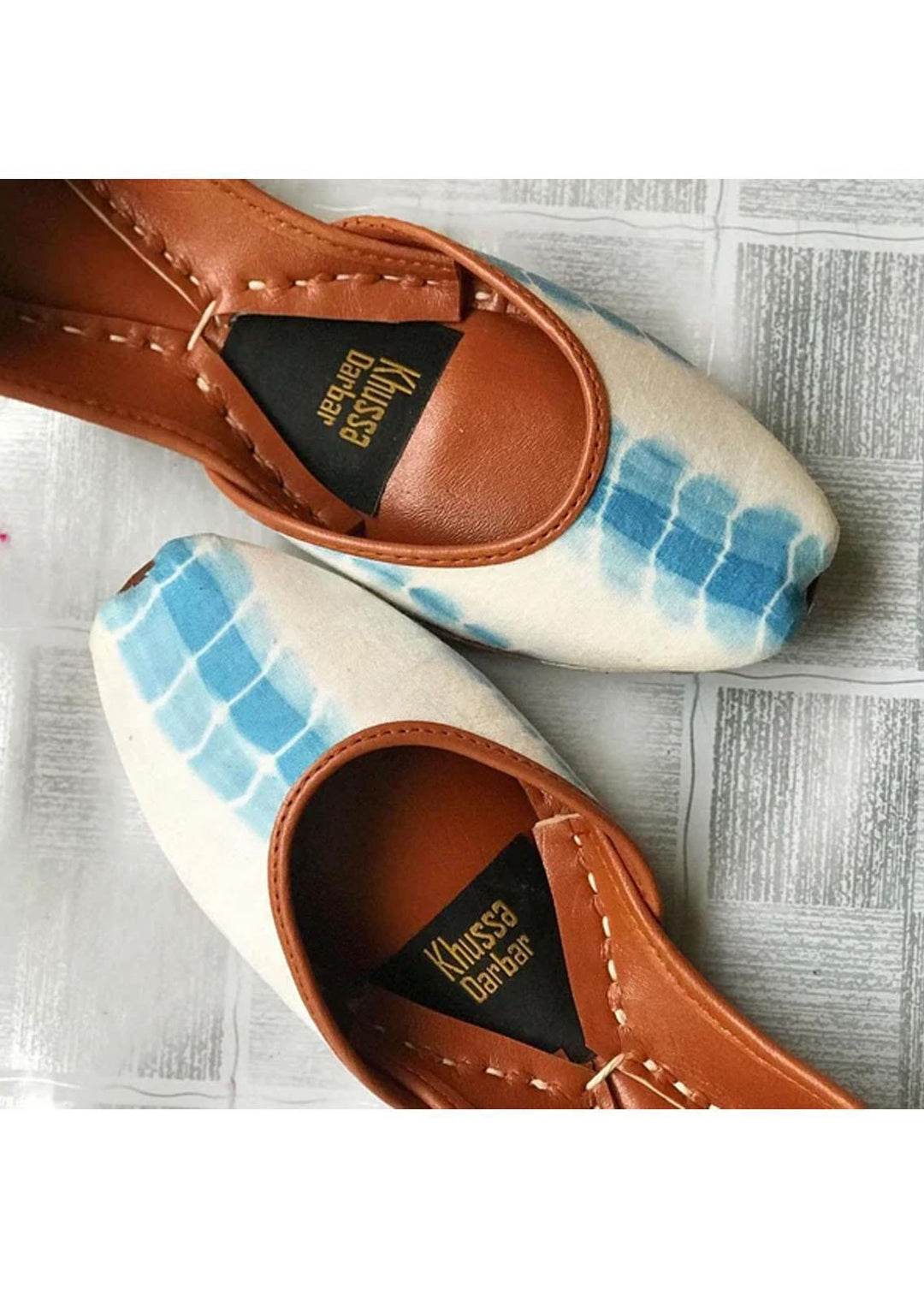 Khussa Darbar Casual Style Khussa Blue & White