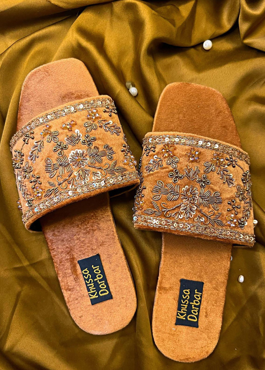 Khussa Darbar Festive Style Velvet  Khussa Jalebi