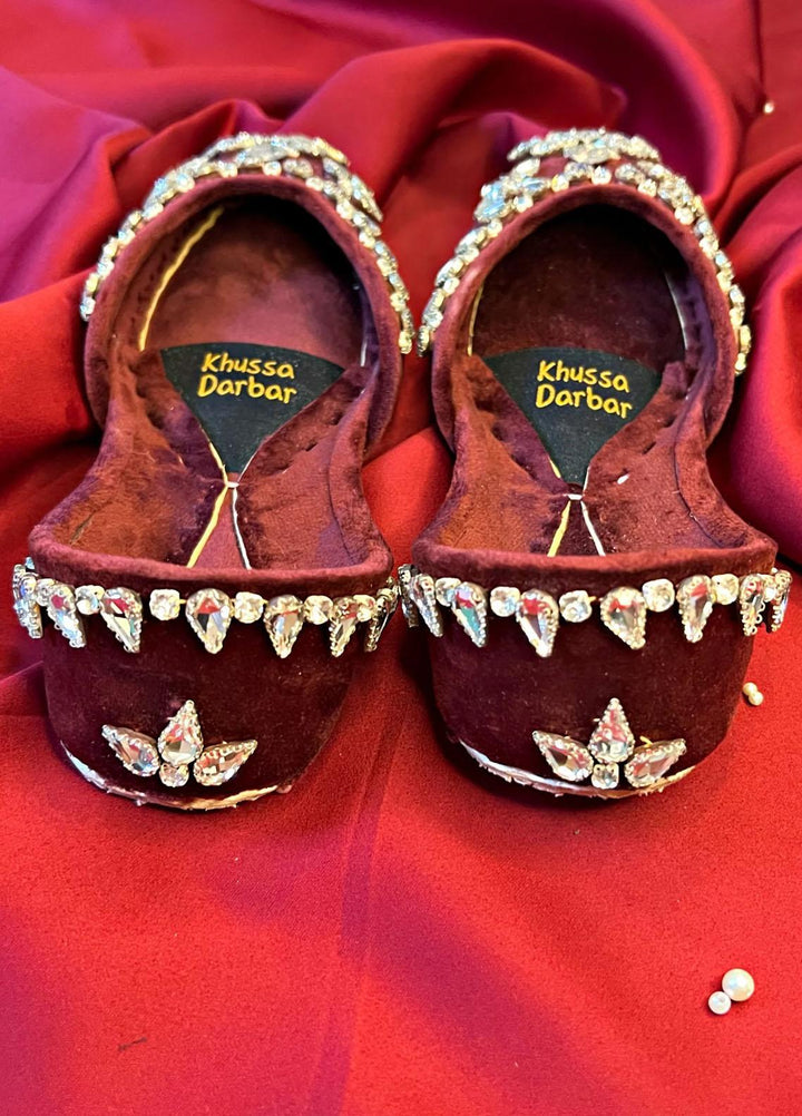 Khussa Darbar Festive Style Velvet  Khussa Sohan Halwa