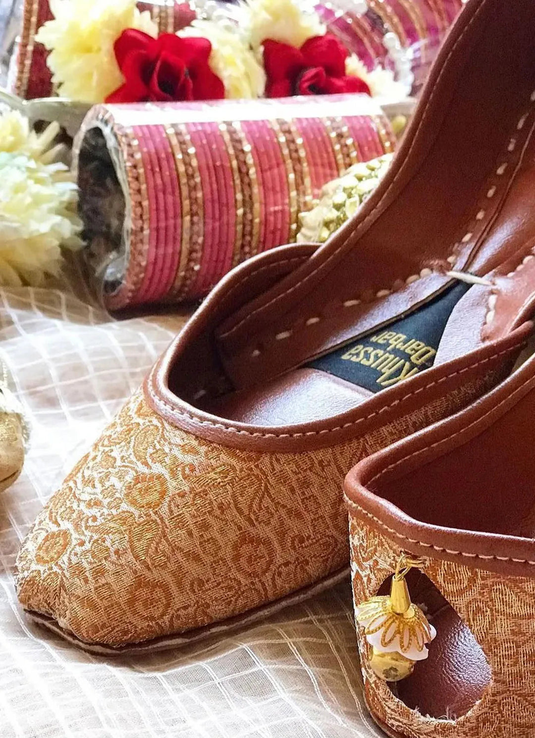 Khussa Darbar Festive Style Khussa Topaz