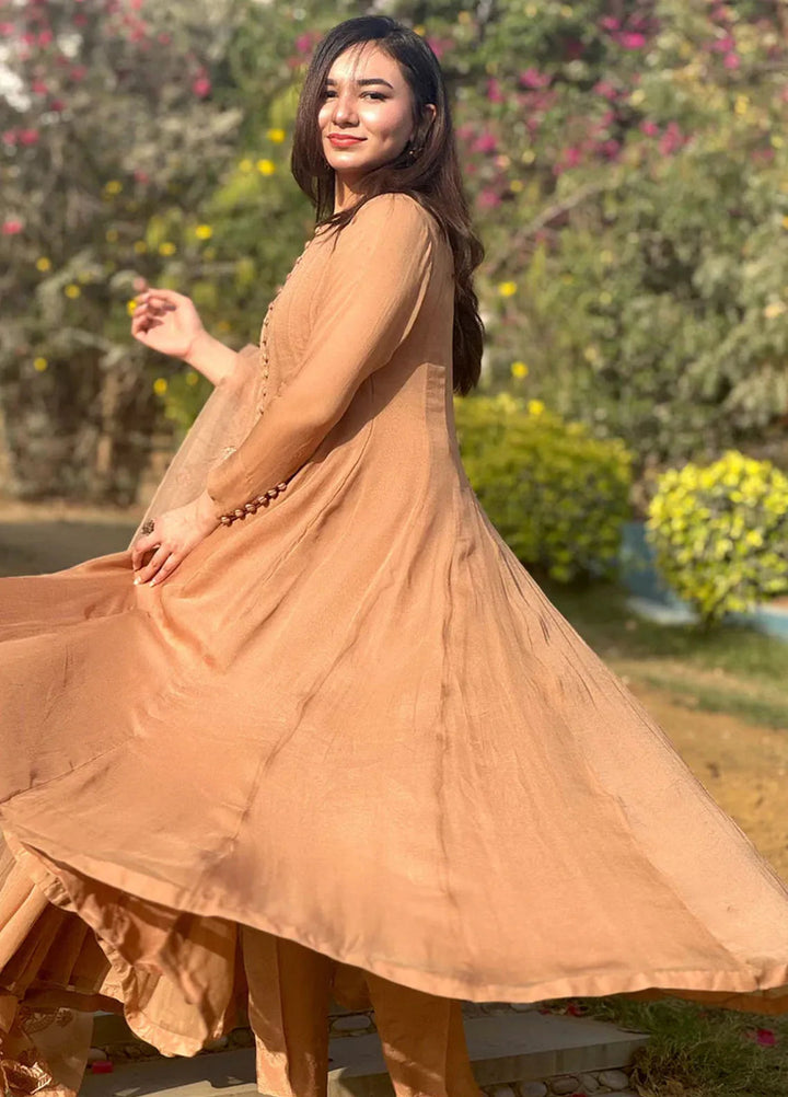 Khuwab by Kazma Pret Embroidered Bamber Chiffon 3 Piece Suit Zumrah