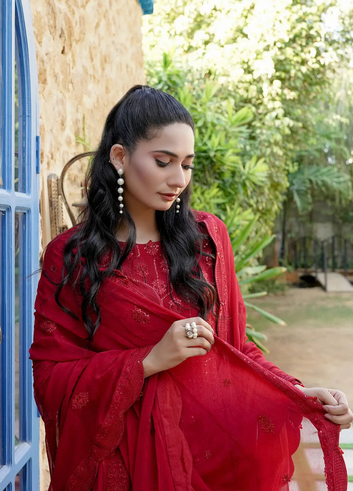 Khuwab by Kazma Pret Embroidered Chiffon 3 Piece Suit CE 008