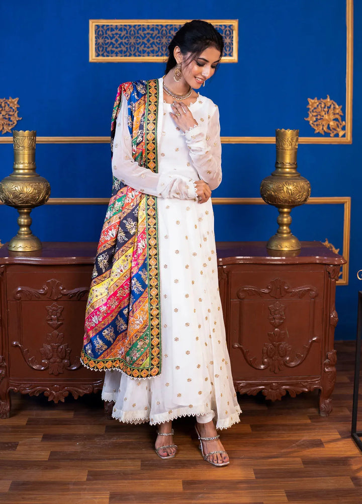 Khuwab by Kazma Pret Embroidered Chiffon 3 Piece Suit Lumina