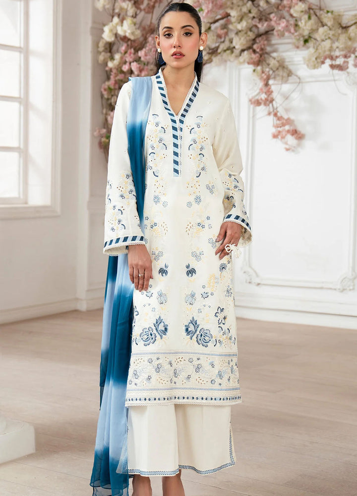 Kiana by Imrozia Pret Embroidered Lawn 3 Piece Suit SP-78