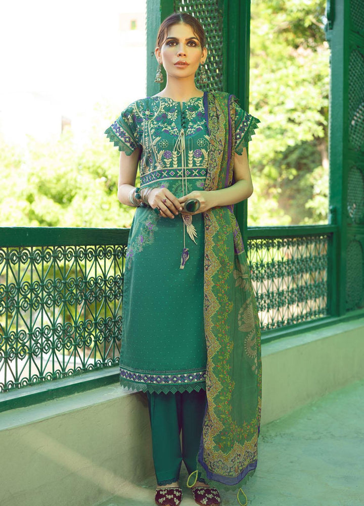 Kinaar by Shiza Hassan Embroidered Lawn Suits Unstitched 3 Piece SH21KN ZARGUL - Luxury Collection