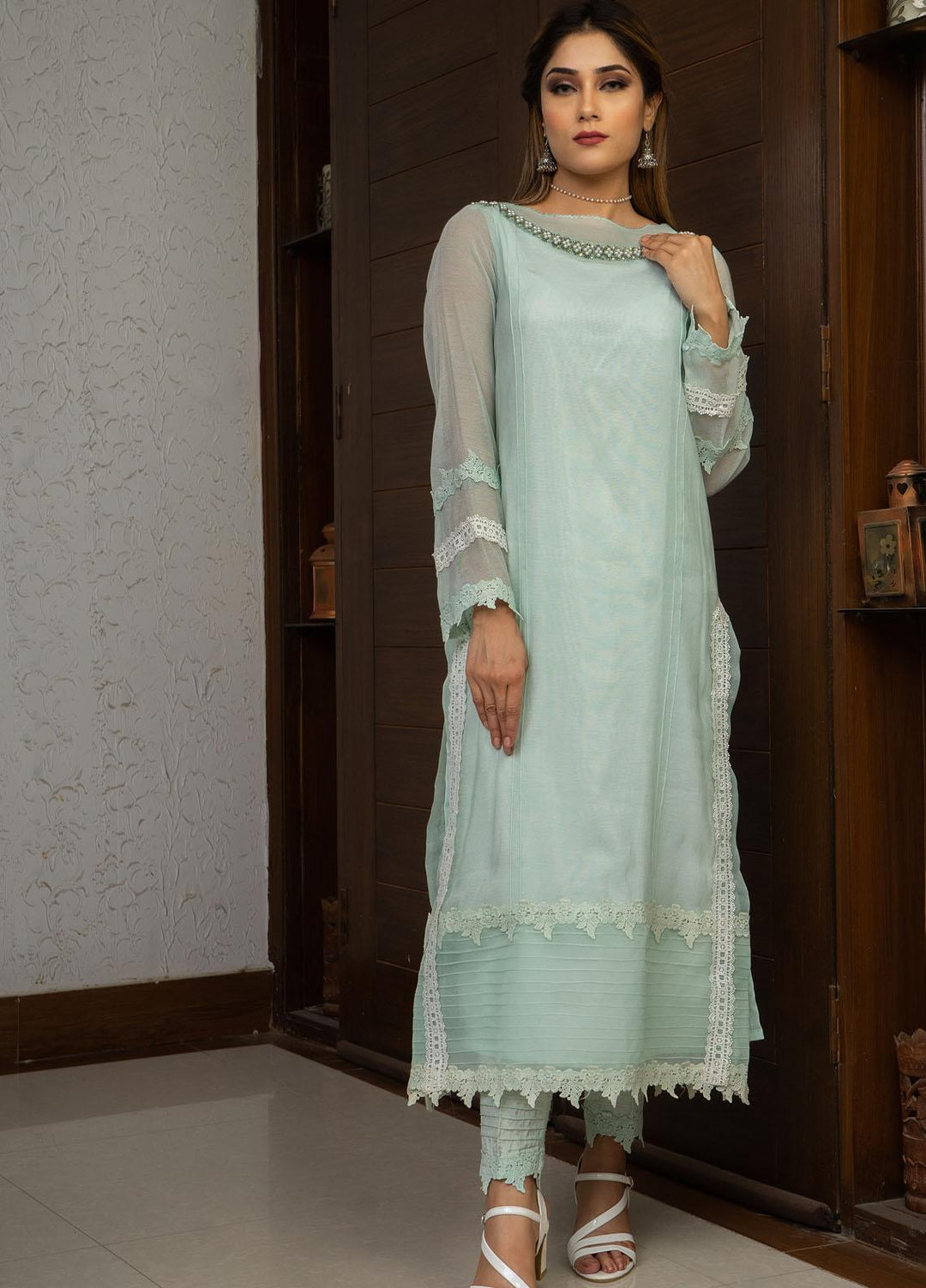 Knot Luxury Pret Cotton Net 4 Piece K1004 DREAMING