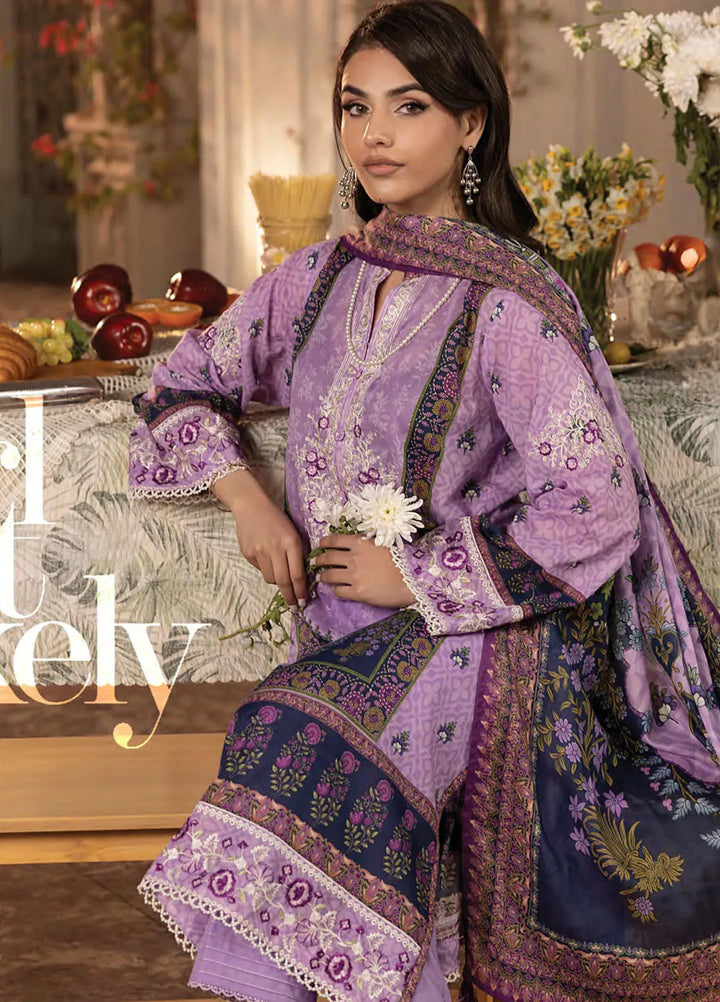Komal by Lakhany Printed Lawn Suit Unstitched 3 Piece LSM25K LG-RL-0179 - Summer Collection