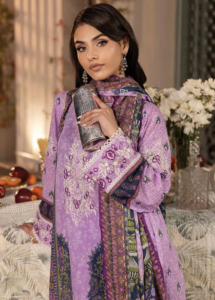 Komal by Lakhany Printed Lawn Suit Unstitched 3 Piece LSM25K LG-RL-0179 - Summer Collection