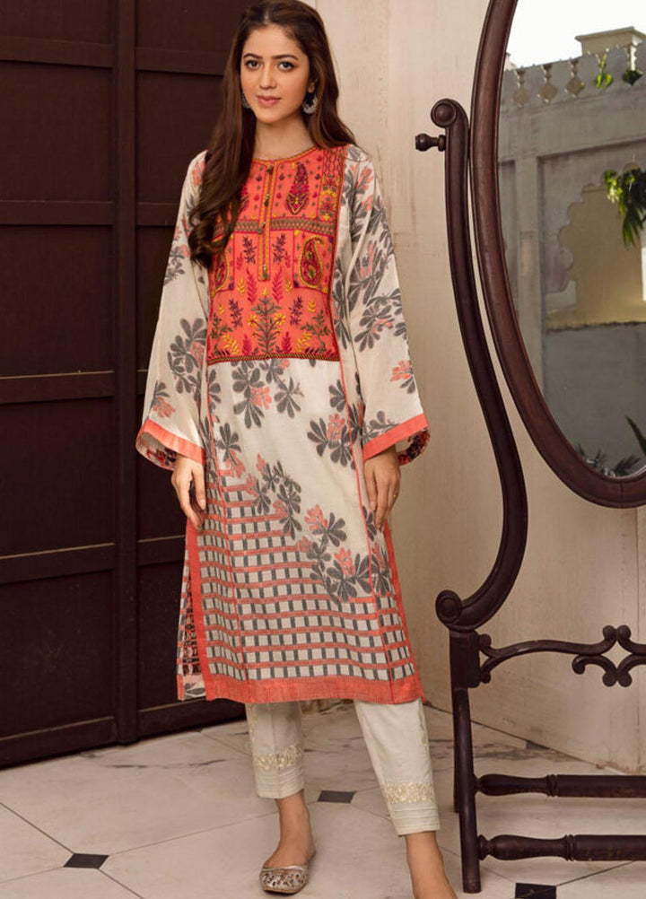 Kross Kulture Luxury Pret  Jacquard Shirt KX-21224 Off White