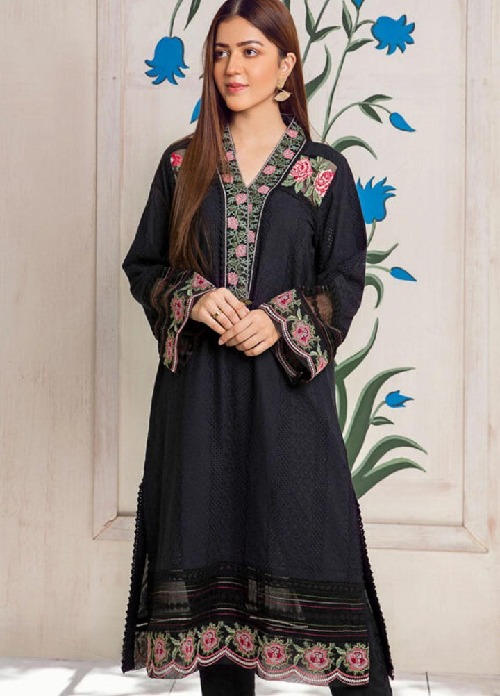 Kross Kulture Luxury Pret  Schiffli Shirt KX-21251 Black