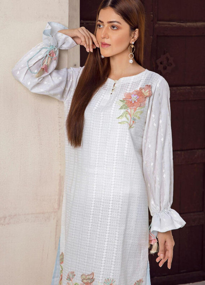 Kross Kulture Luxury Pret  Chicken Shirt KX-21271 White