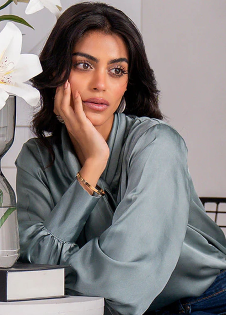 Kross Kulture Pret Plain Silk 1 Piece 0001219-MOG