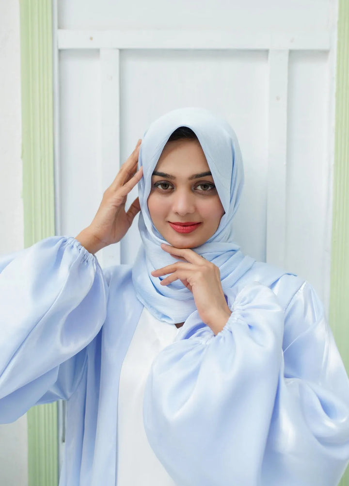 La Khilaba Pret Plain Lava Silk Abaya Stardust