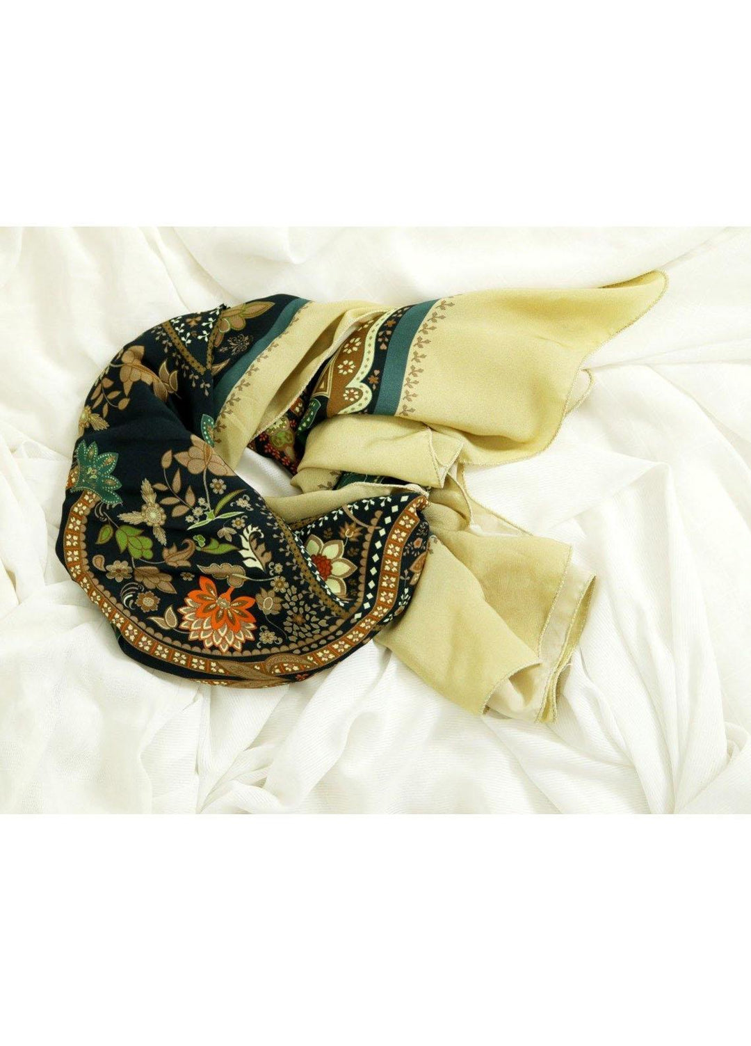 La Rosaa Silk Scarf Carnival de fete - Silk Scarves