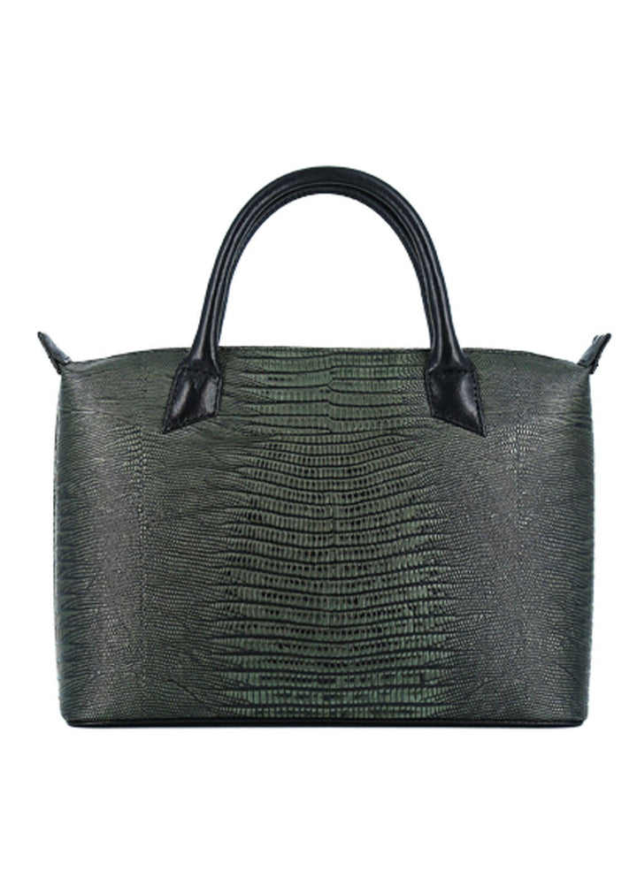 Lafanzo Leather Hand Bag zk03 Forest Black