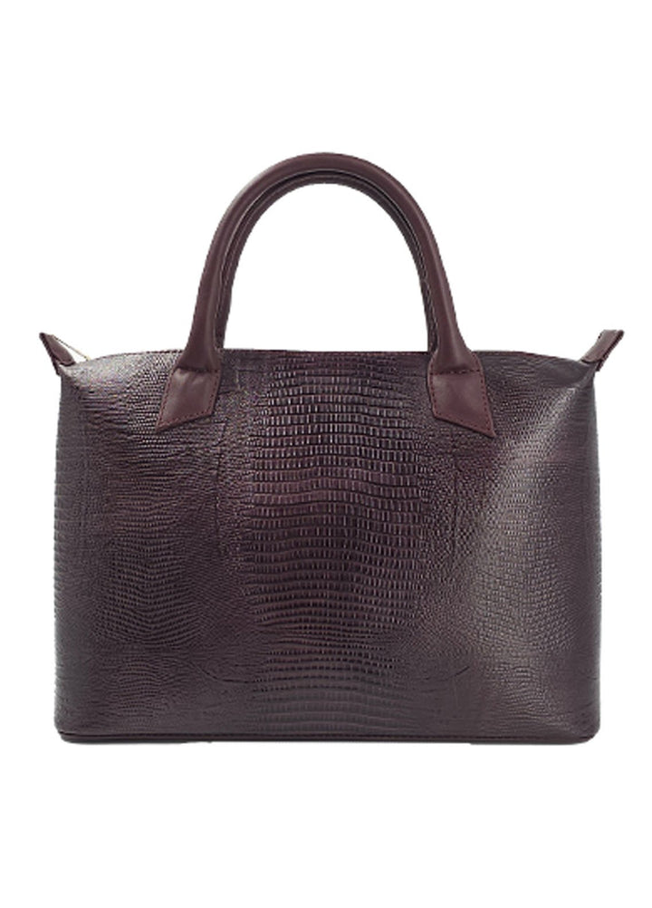 Lafanzo Leather Hand Bag zk03 Forest Maroon