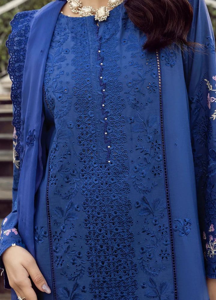 Lakhany Embroidered Lawn Suits Unstitched 3 Piece LSM25EL LG-RL-0165 - Eid Collection