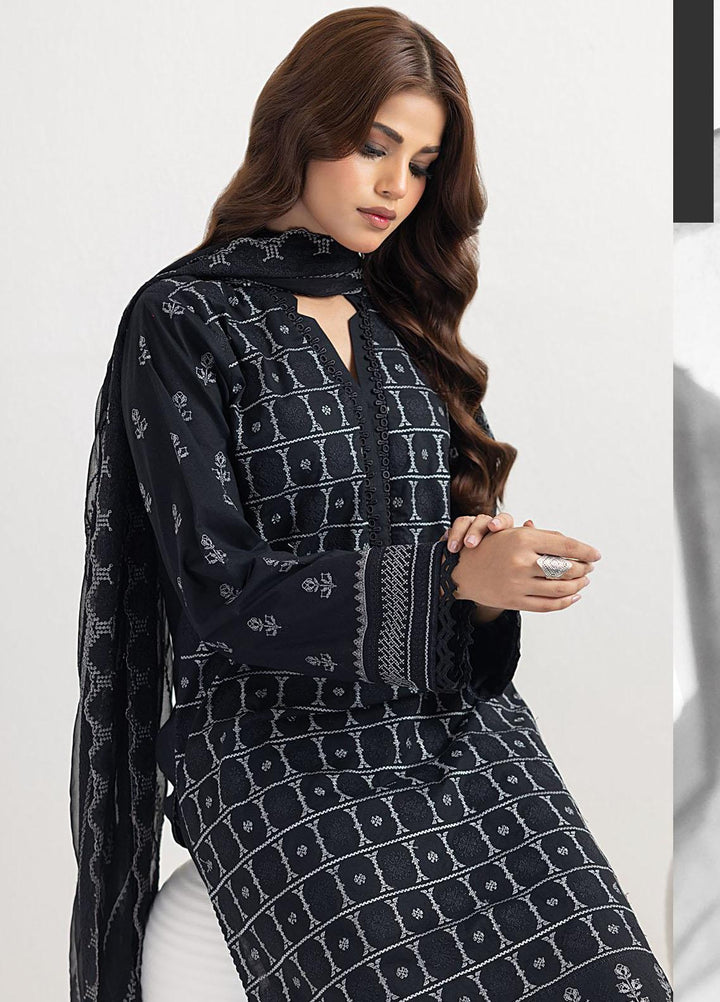 Lakhany Embroidered Lawn Suits Unstitched 3 Piece LSM23MC LG-ZH-0051 - Summer Collection
