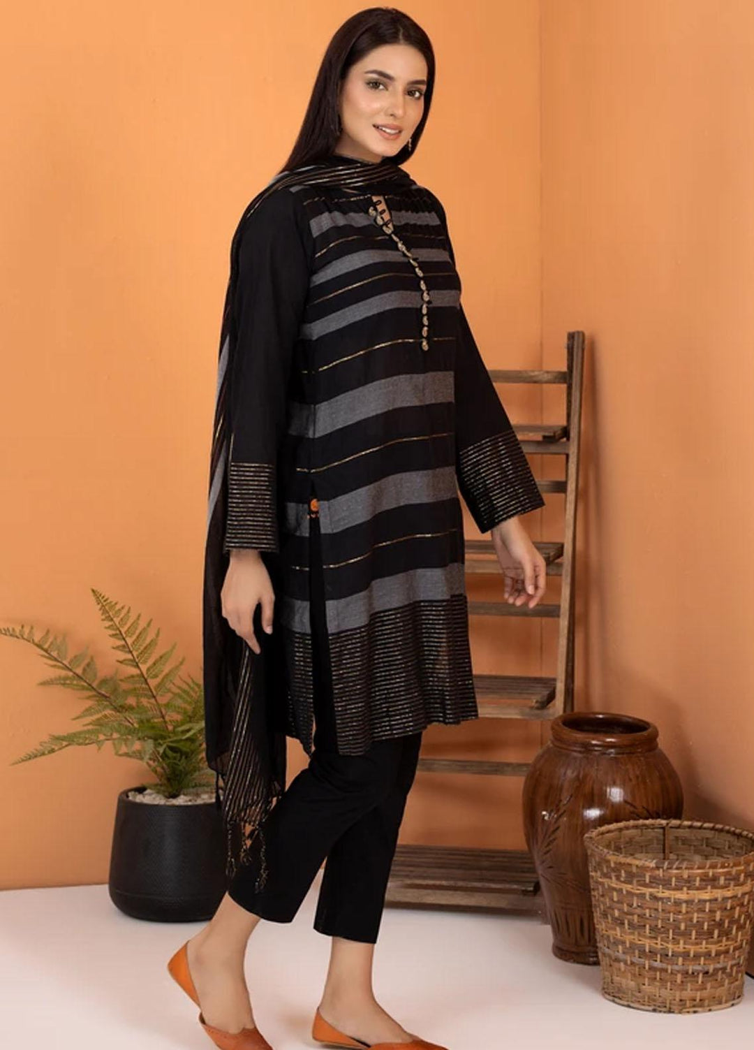 Lakhany Casual Pret  Handwoven 2 Piece Suit LSM21H LSM-2446