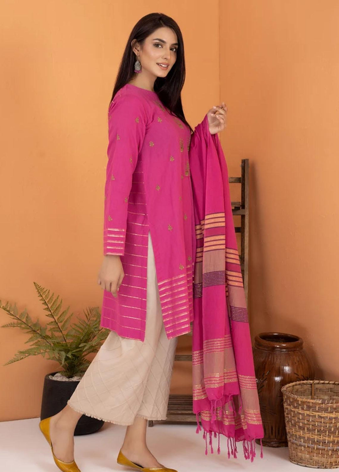 Lakhany Casual Pret  Handwoven 2 Piece Suit LSM21H LSM-2447