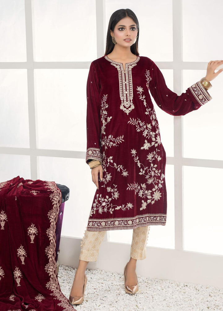 Lakhany Luxury Pret  Velvet Shirt LSM21V LSM-2437